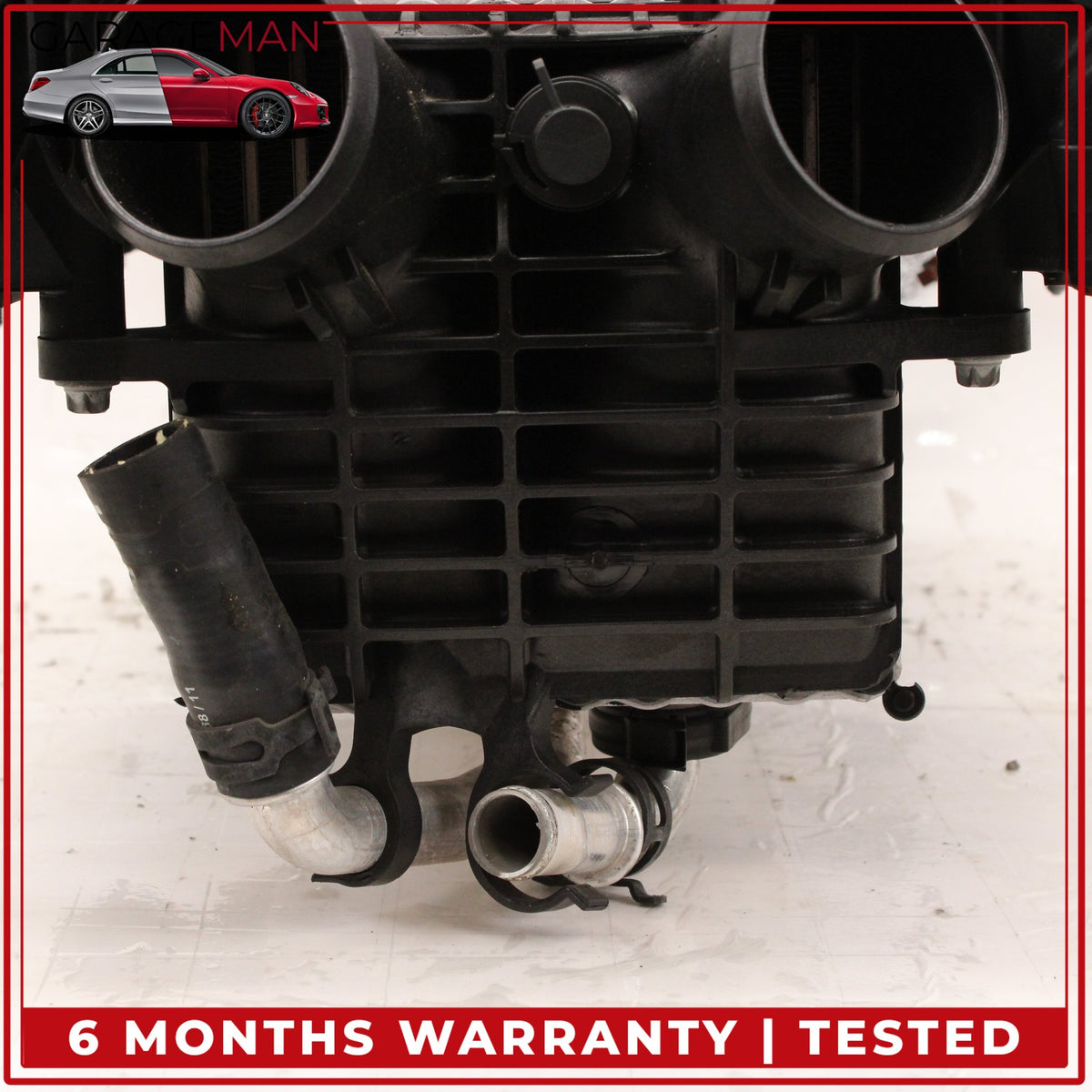 2011-2020 Mercedes C207 E550 Intercooler Radiator w/ Manifold Distributor OEM
