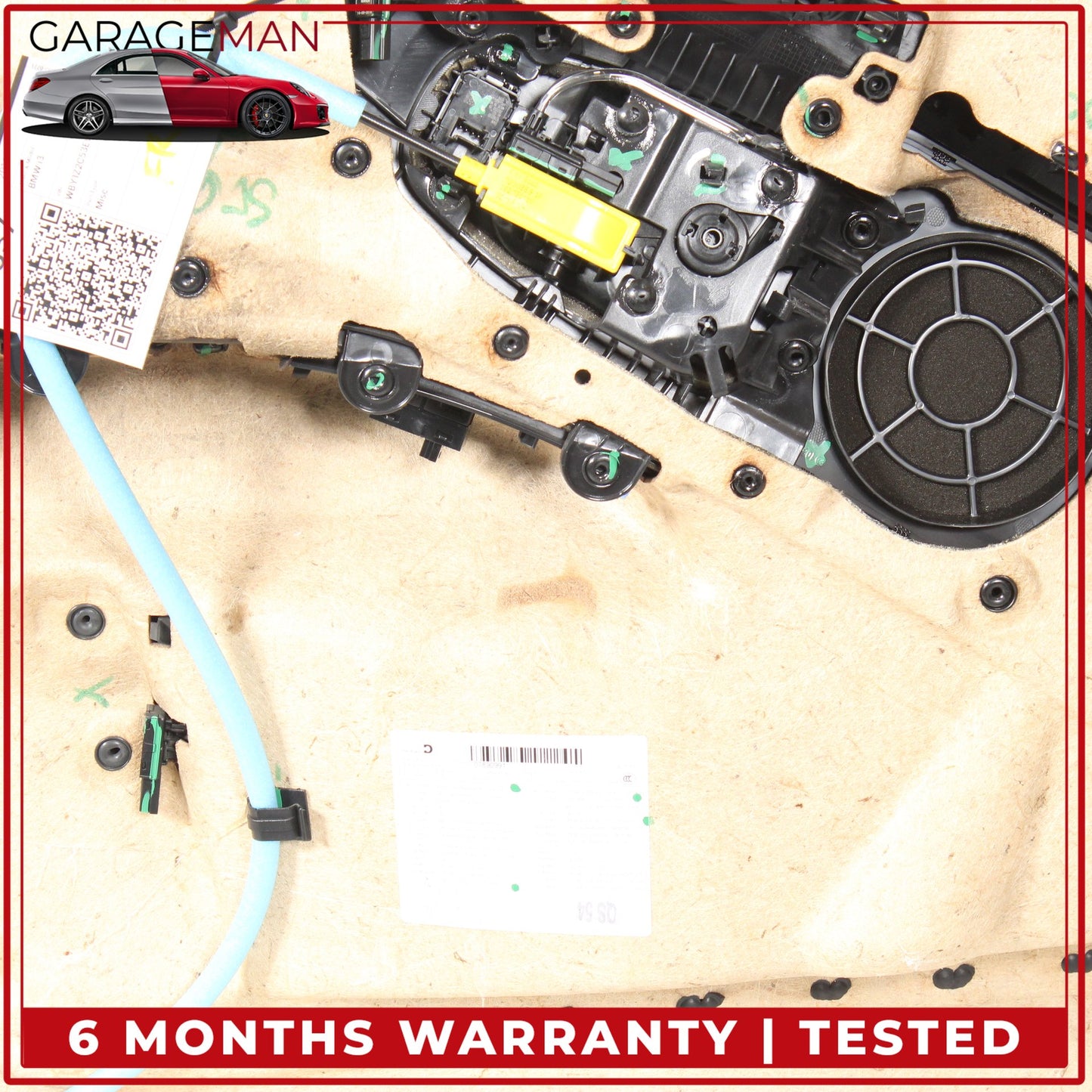 2014-2021 BMW i3 I01 Front Right Passenger Side Door Trim Panel w/ Switches OEM