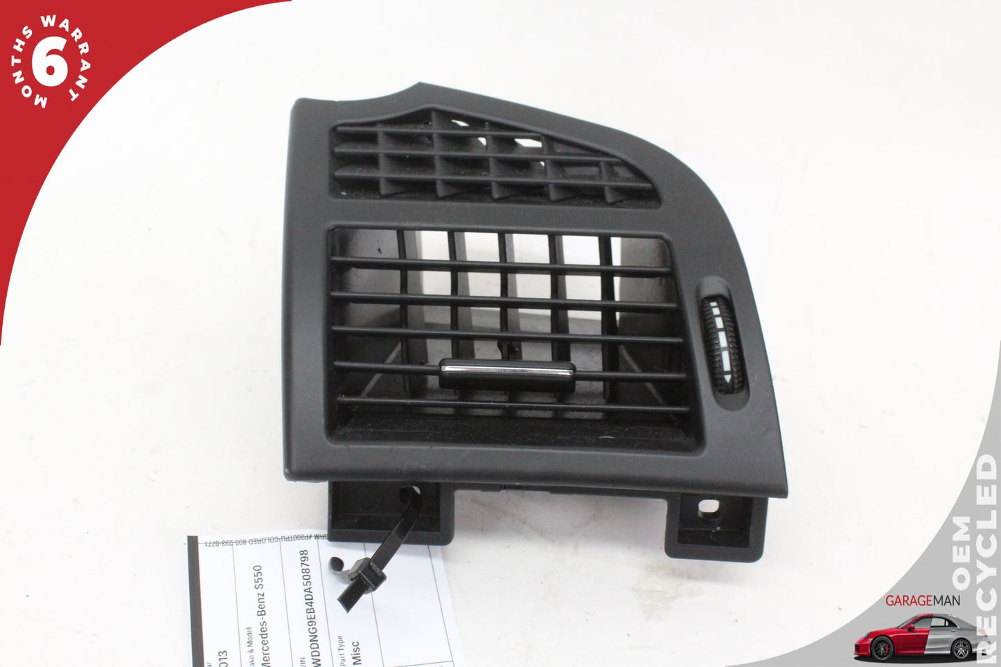 2007-2014 Mercedes W221 S550 CL550 Left Side Dashboard AC A/C Air Vent Black OEM