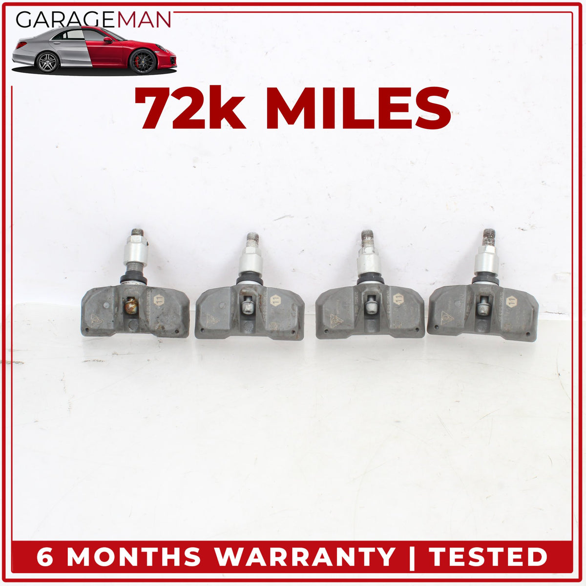 2010-2016 Porsche Panamera 970 TPMS Tire Pressure Monitor Sensor Set of 4 OEM