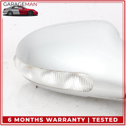 2001-2004 Mercedes R170 SLK320 Right Door Rear View Mirror Silver Metallic OEM