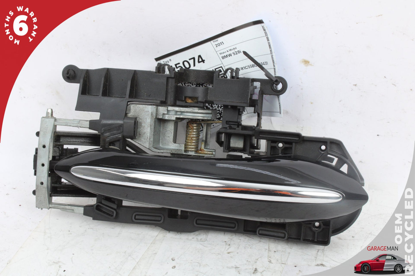 2011-2016 BMW 528i 550i Rear Right Passenger Side Exterior Door Handle Black OEM