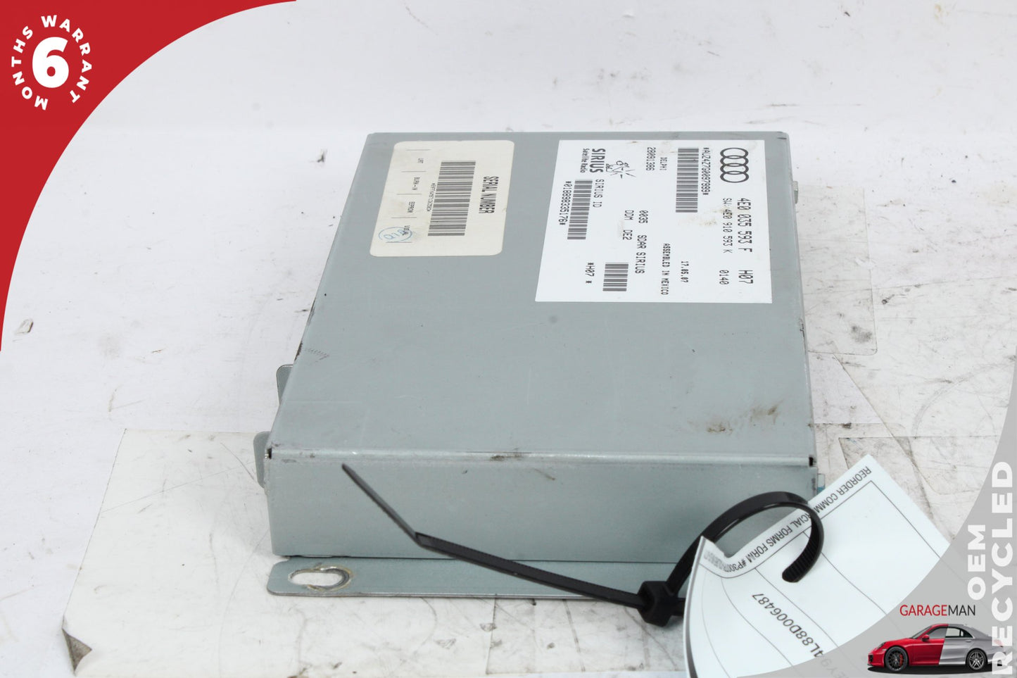 2007-2009 Audi Q7 SUV Sirius Satellite Audio Radio Receiver 4E0035593F OEM