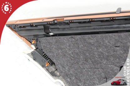 17-19 Mercedes-Benz E400 W213 Wagon Right Rear Door Trim Panel DESIGNO 2135407525