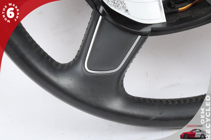 2012-2018 Audi A6 A7 S6 S7 Front Left Side Steering Wheel Black 4G0419091N OEM