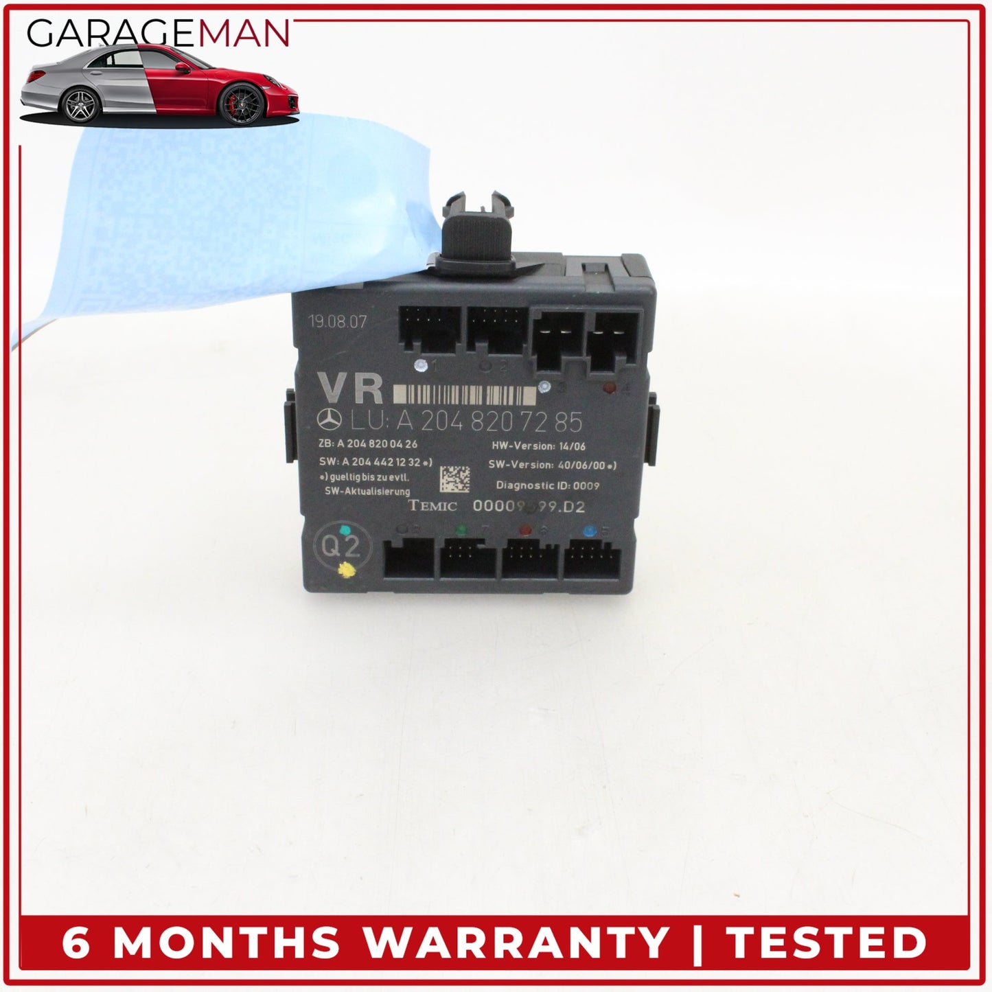 2008-2018 Mercedes-Benz C300 w204 Sedan Right Front Door Control Module 2048207285 OEM
