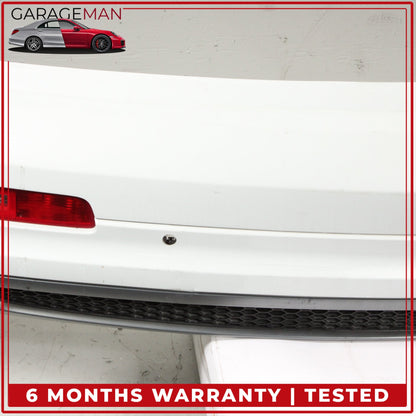 2010-2015 Audi Q7 Rear Bumper Cover Panel Glacier White Metallic OEM