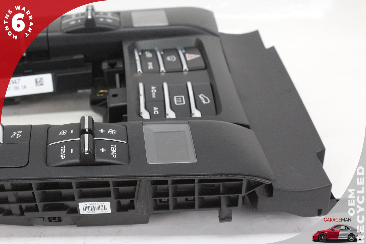 2015-2018 Porsche Macan 95B Center Console Climate Multifunction Switch Control