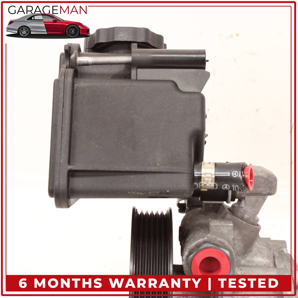 2007-2009 Mercedes W211 E350 Power Steering Pump w/ Reservoir 0004602383 OEM