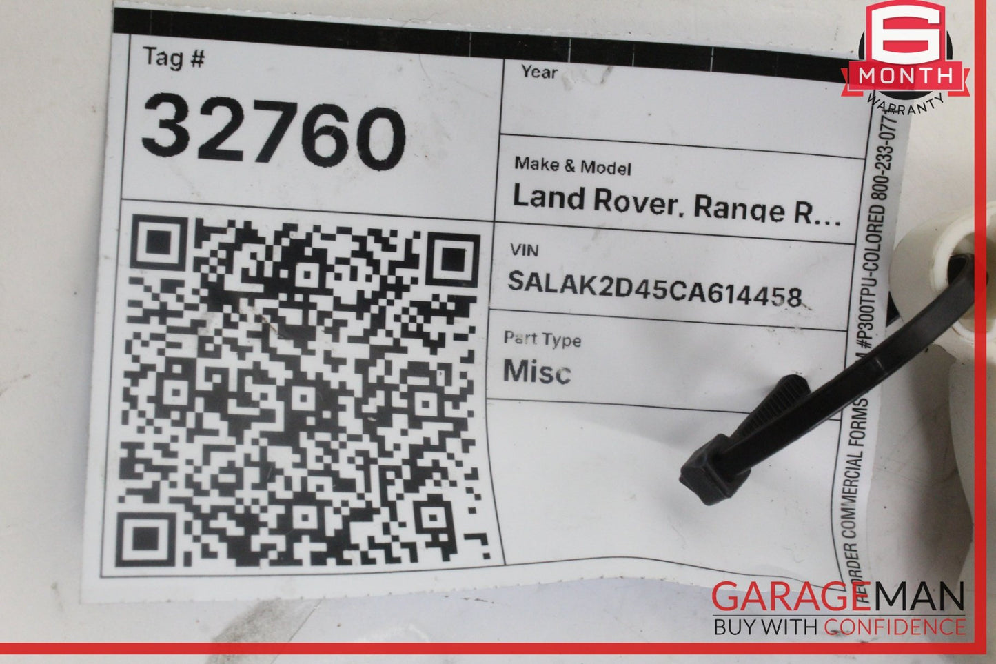 2010-2016 Land Rover LR4 Front Right Window Regulator Motor AH2214B552AA