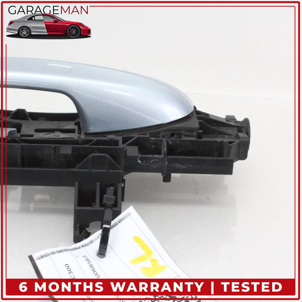 2015-2020 Mercedes W205 C300 Rear Left Side Exterior Door Handle Silver OEM
