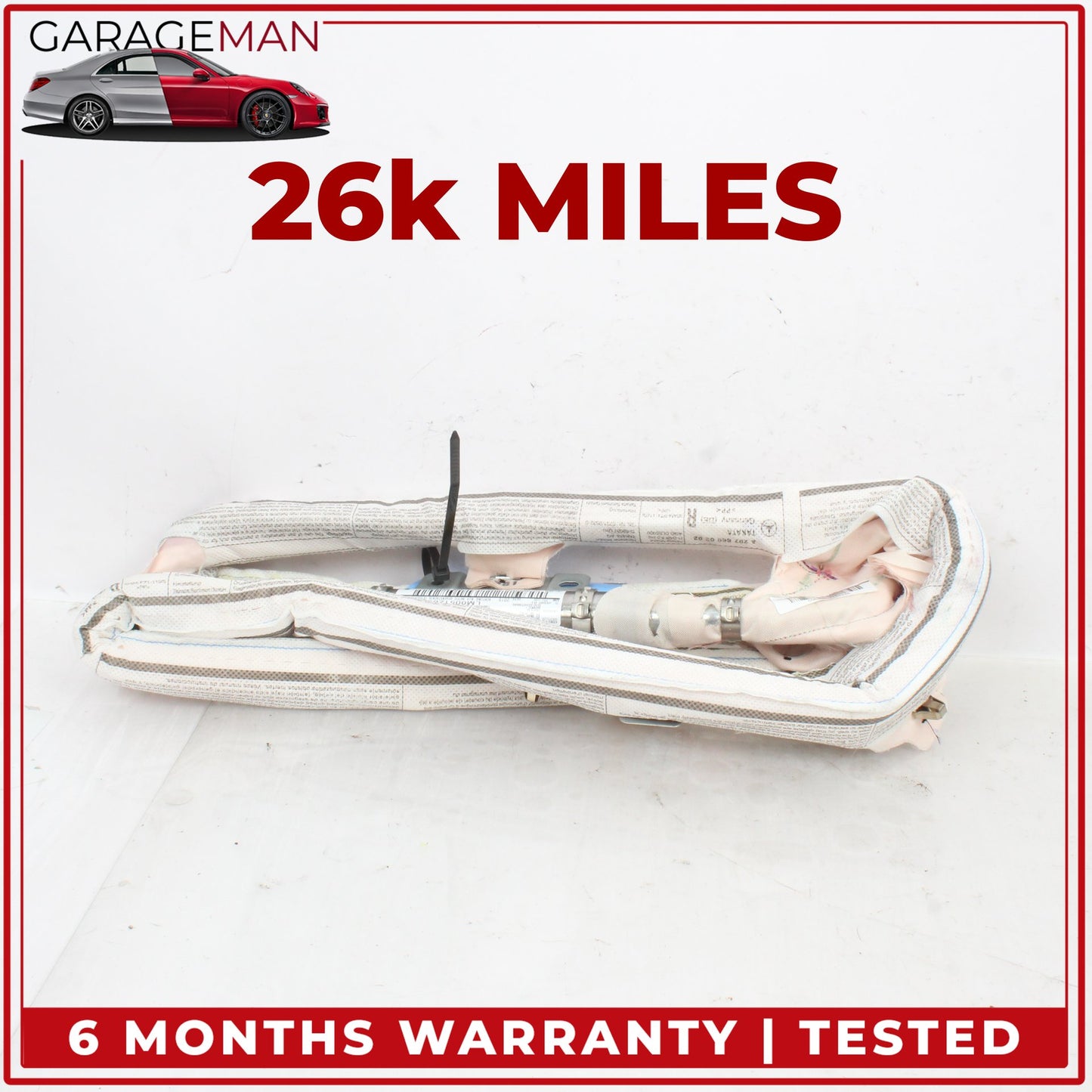 2010-2017 Mercedes C207 E400 Coupe Right Side Upper Roof Curtain Air Bag OEM
