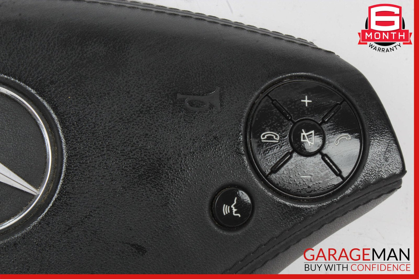10-14 Mercedes W221 S550 CL550 Steering Wheel Airbag Air Bag Black OEM
