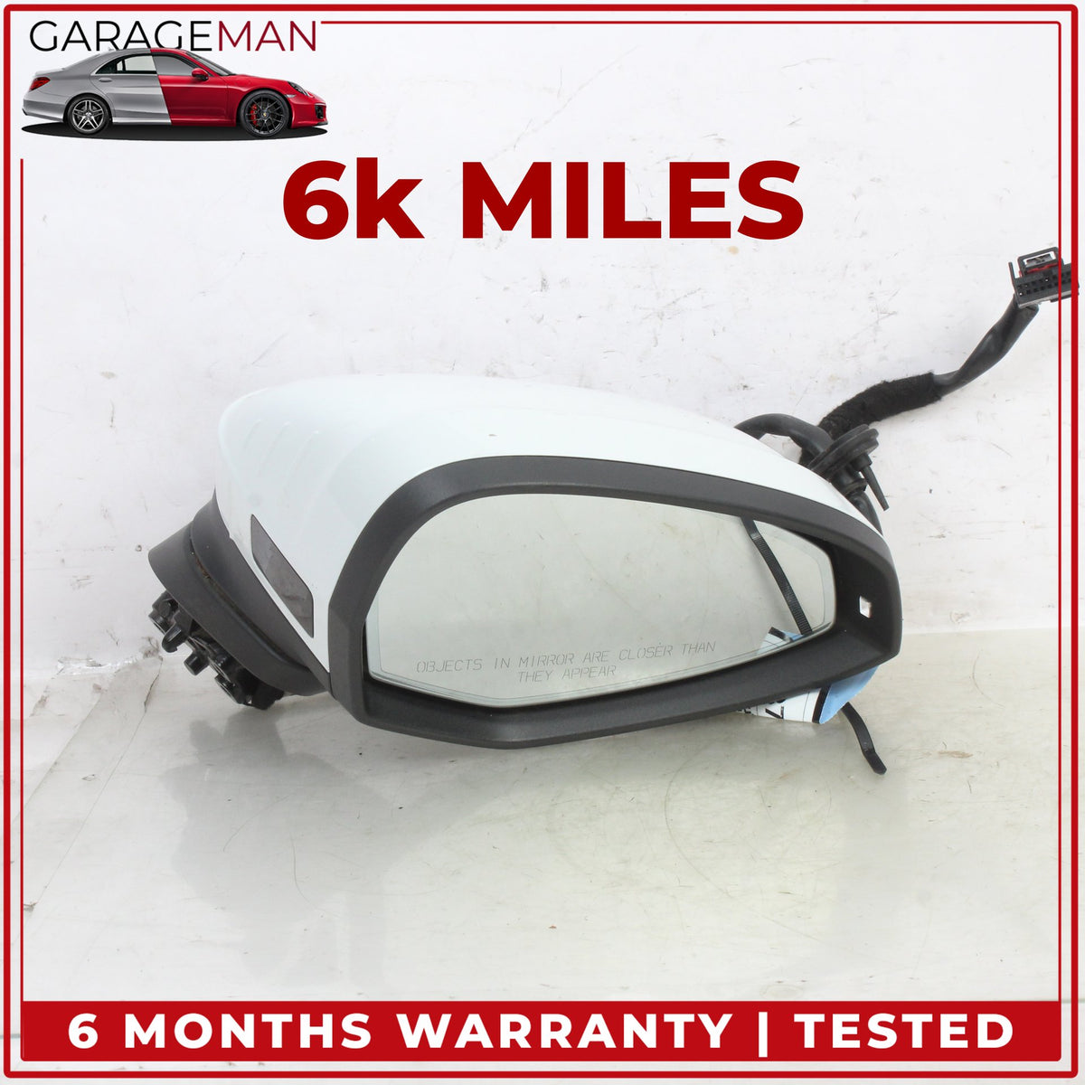 2017-2024 Audi A4 B9 Front Right Door Rear View Mirror 8W1857410Q OEM