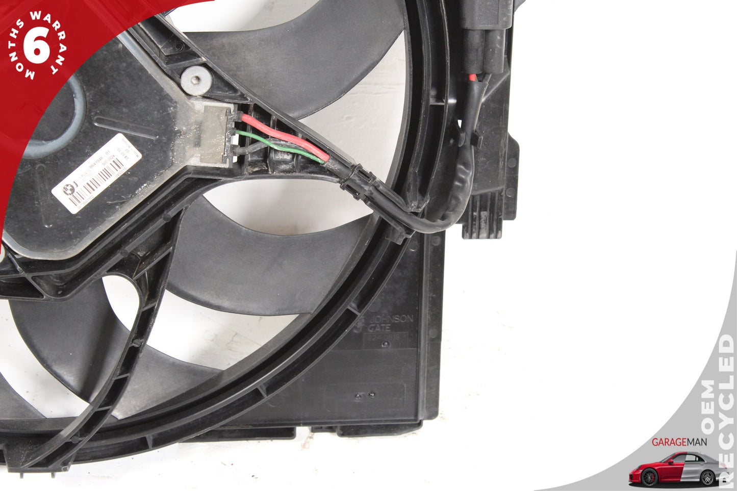 2012-2018 BMW 320i 228i Radiator Cooling Fan w/ Shroud 8641946 OEM