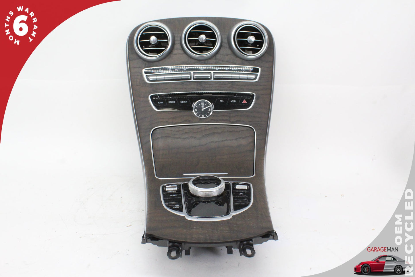 15-18 Mercedes-Benz C350e W205 Sedan Center Console Trim Bezel Assembly 2056807510