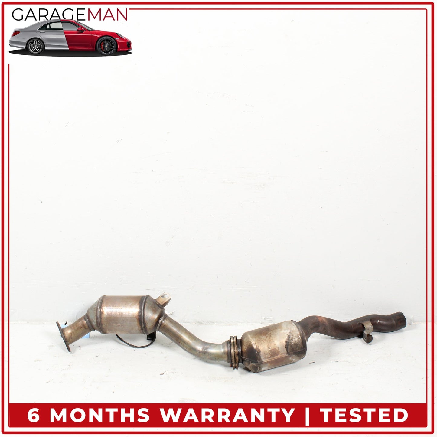 2011-2015 Audi Q7 Right Passenger Side Exhaust Downpipe 7L8254350S OEM