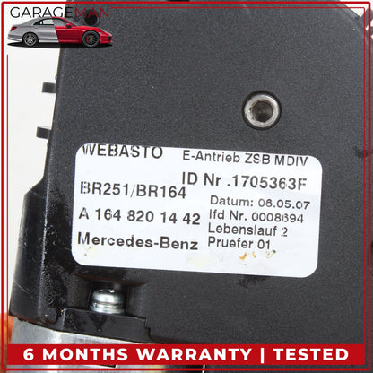 2006-2013 Mercedes W164 ML350 Panoramic Sun Roof Sunroof Motor 1648201442 OEM