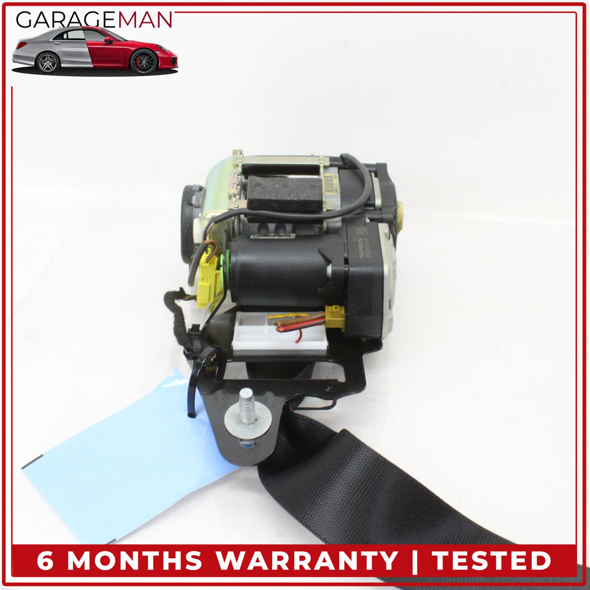2015-2018 Mercedes W205 C300 Front Right Passenger Side Seat Belt Black OEM