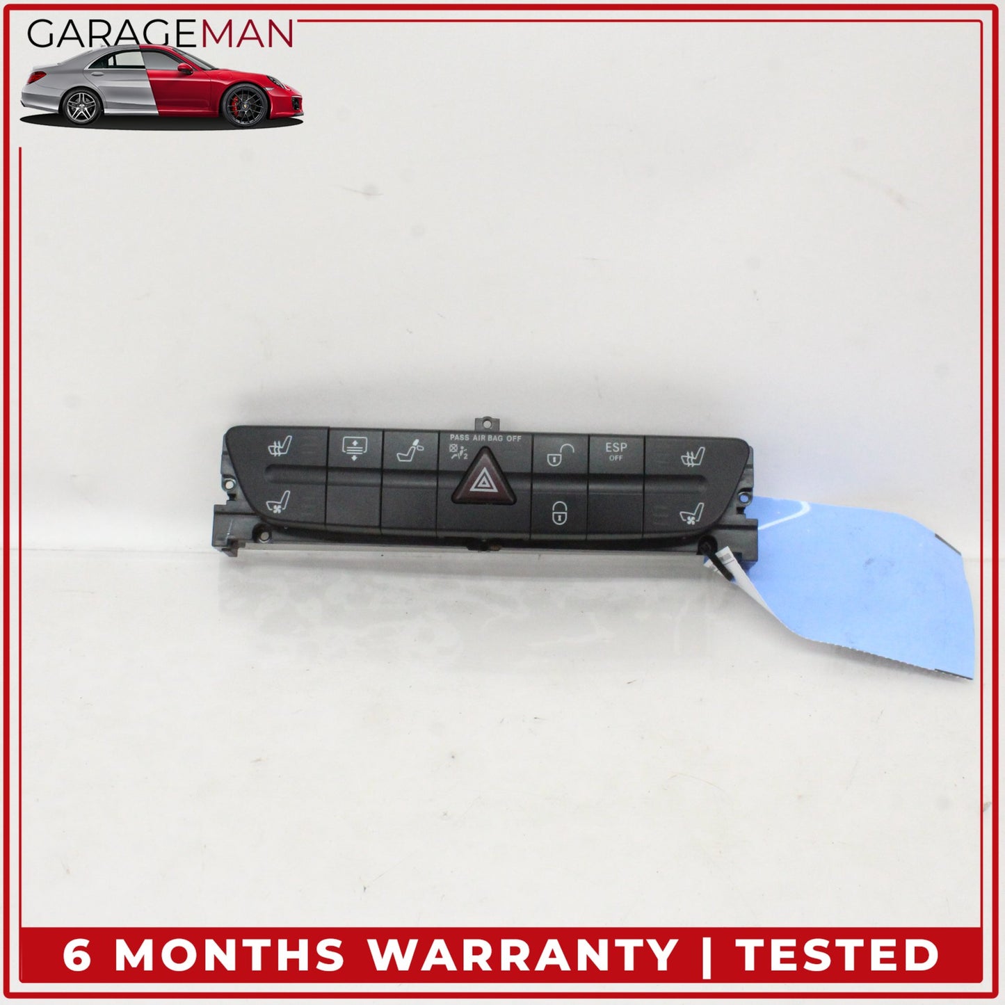 2006-2011 Mercedes W219 CLS550 Hazard Light Door Lock Control Switch Panel OEM
