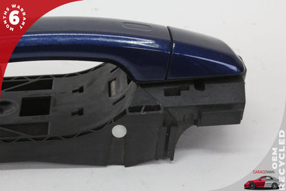 2015-2020 Audi A3 S3 RS3 Rear Right Side Exterior Door Handle Blue 8V0839885 OEM