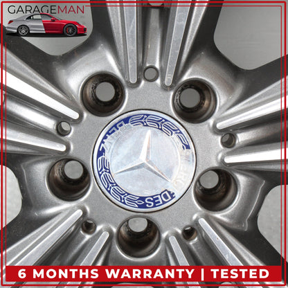 2014-2016 Mercedes W212 E350 Twin 5 Spoke Wheel Rim 8.5JX18H2ET48 2124015702 OEM