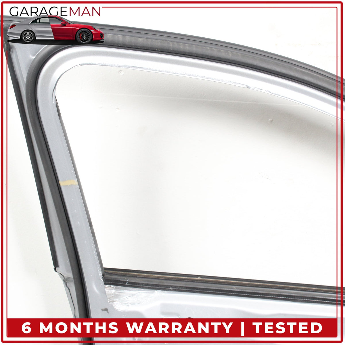 2017-2019 Audi Q7 Front Left Driver Side Door Shell Florett Silver Metallic OEM