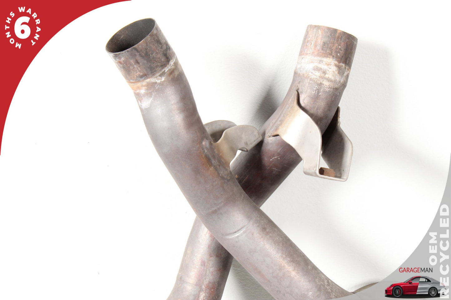 2011-2014 Porsche Cayenne 958 S Hybrid SUV Front & Rear Exhaust Downpipe Set OEM
