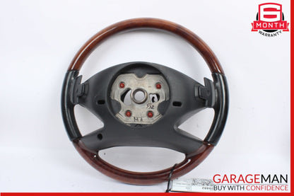 2010-2014 Mercedes-Benz S550 W221 Steering Wheel Wood Trim Black 2219063800 OEM