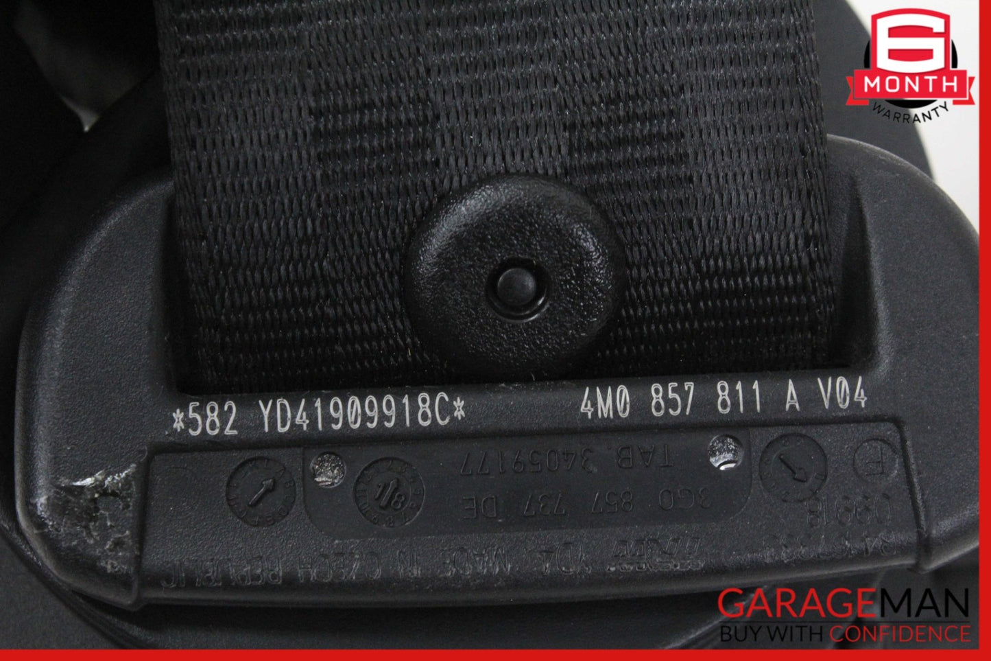 2017-2024 Audi Q7 SUV Left Rear 3rd Row Seat Belt 4M0857811A Genuine