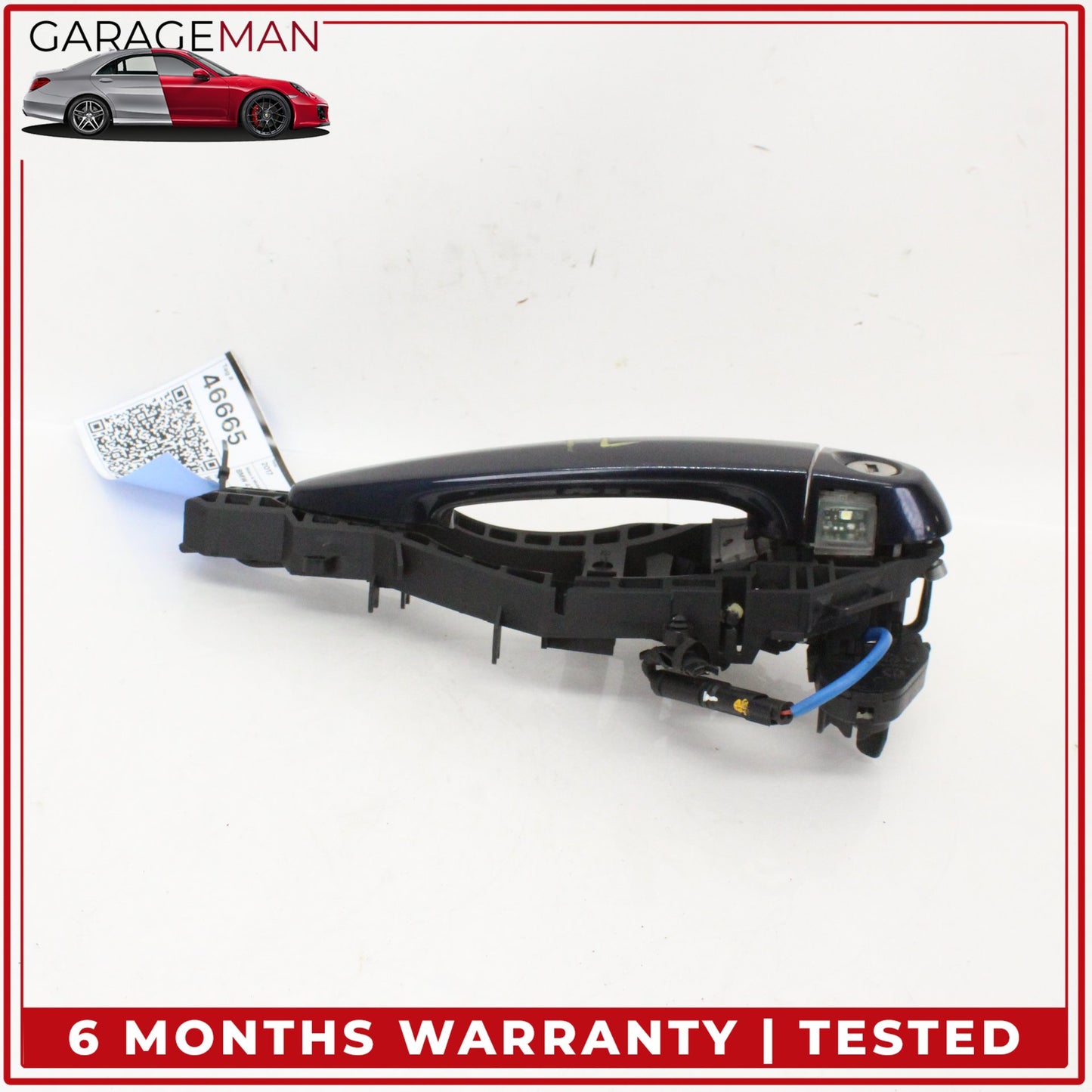 2014-2020 BMW 430i F36 Front Left Driver Side Exterior Door Handle Blue OEM
