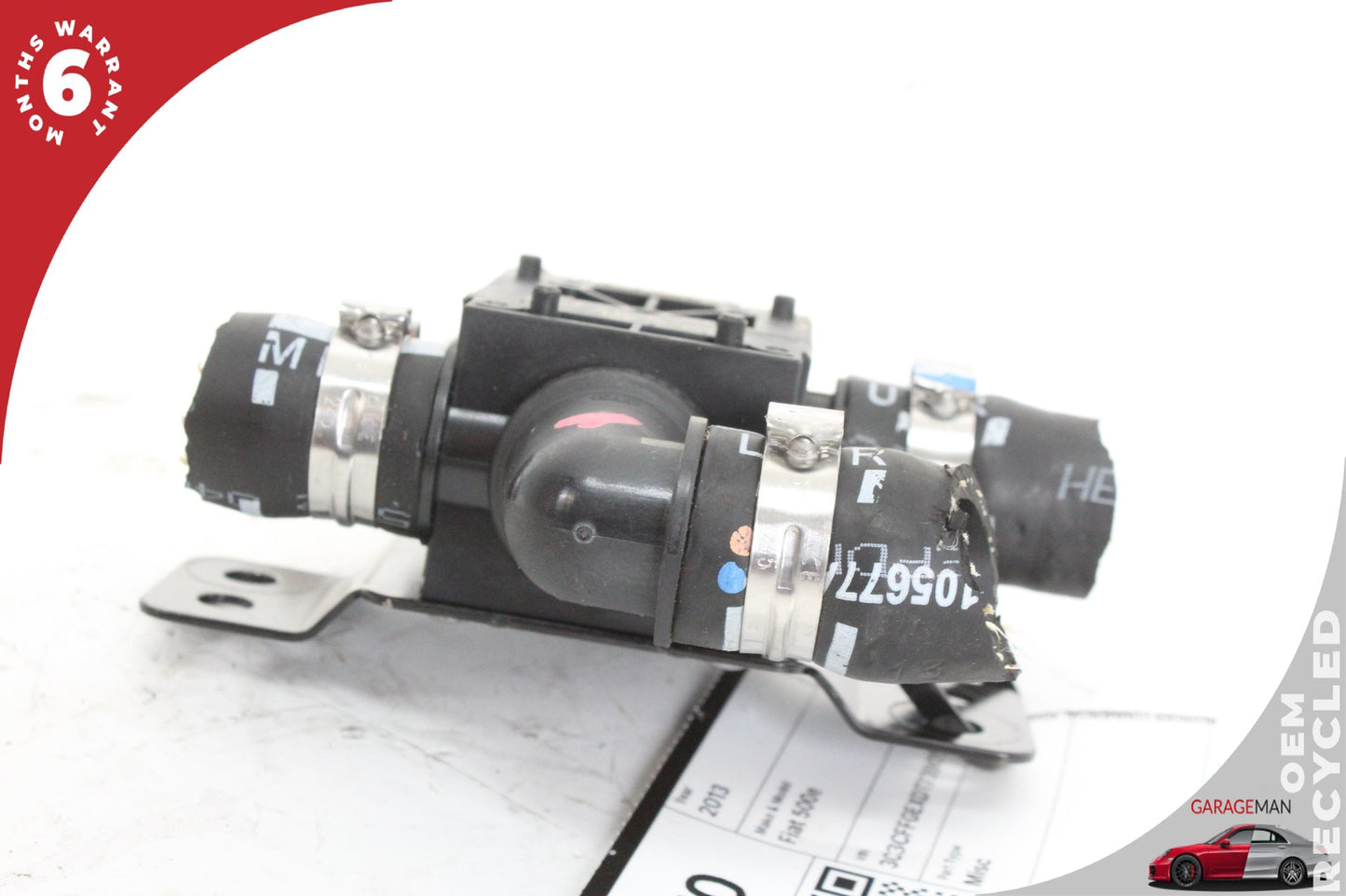 2012-2015 Fiat 500e 3-Way Coolant Water Pump Valve 52014555AB OEM