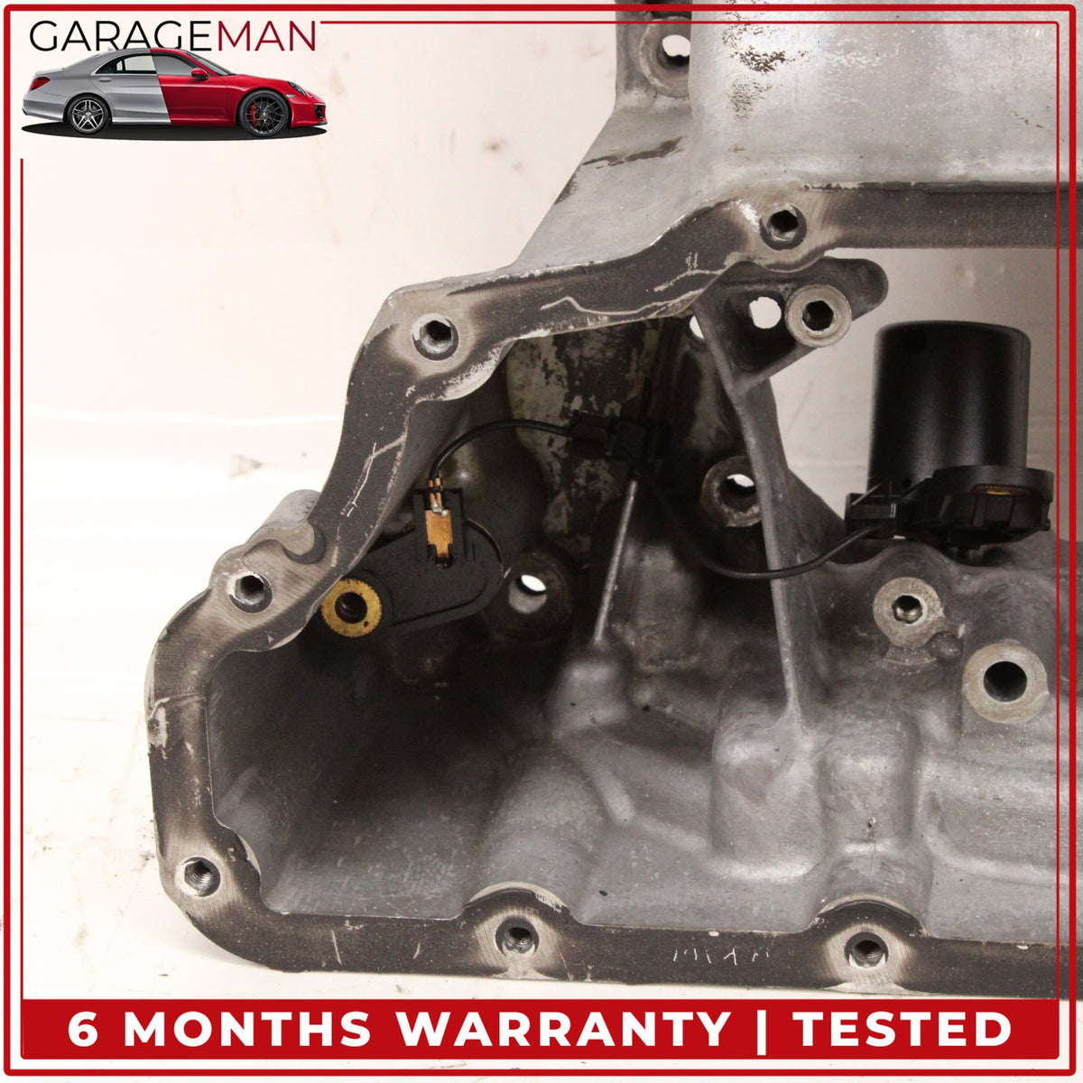 2012-2015 Mercedes W212 E400 E350 M276 RWD Upper Oil Pan Section 2760141802 OEM