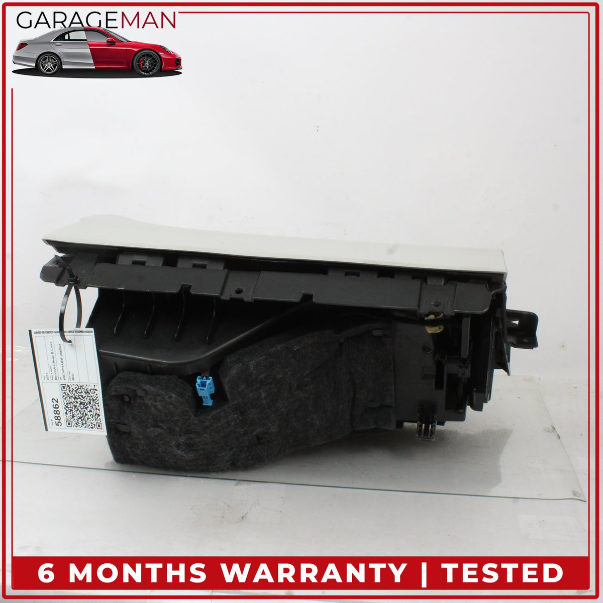 2014-2017 Mercedes W242 B Electric Drive Glove Box Storage Compartment Gray OEM