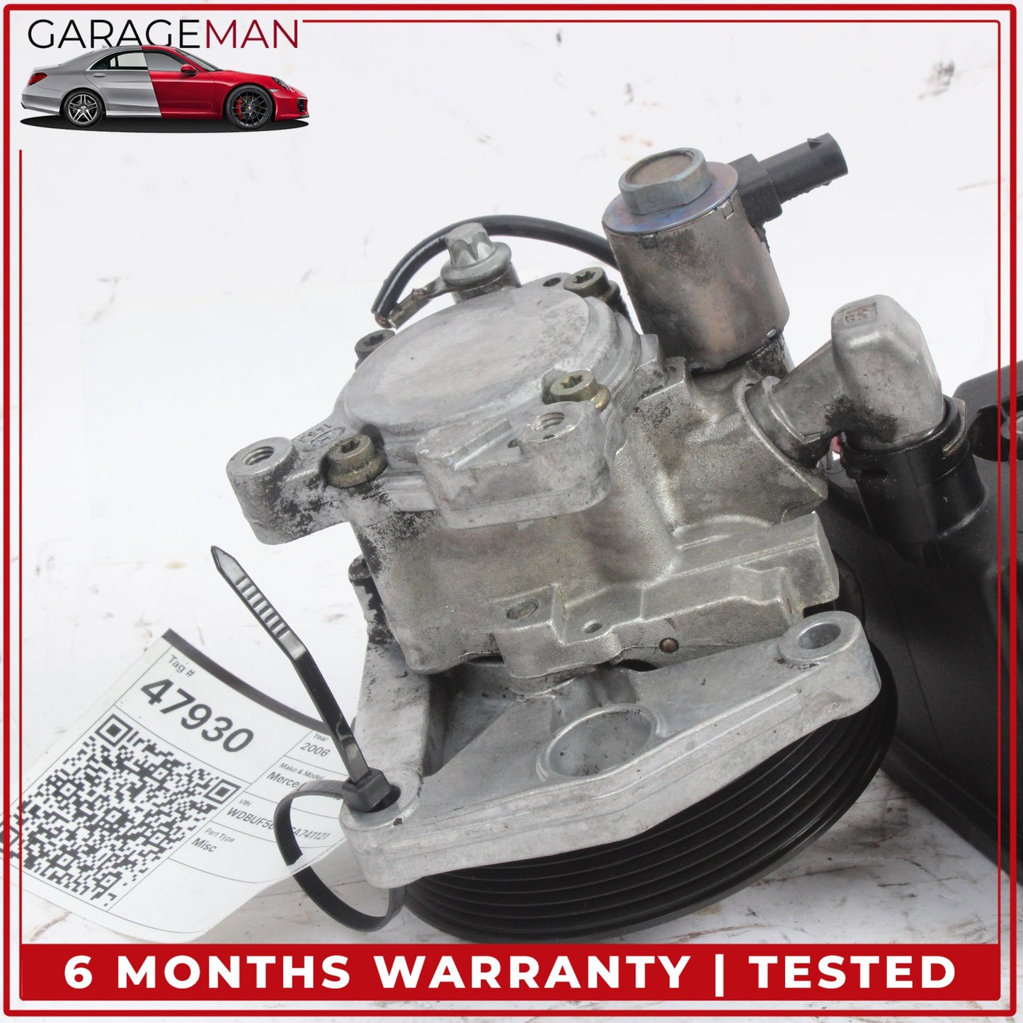 2006-2012 Mercedes-Benz E350 W211 RWD Power Steering Pump Reservoir Tank 0004600983 OEM