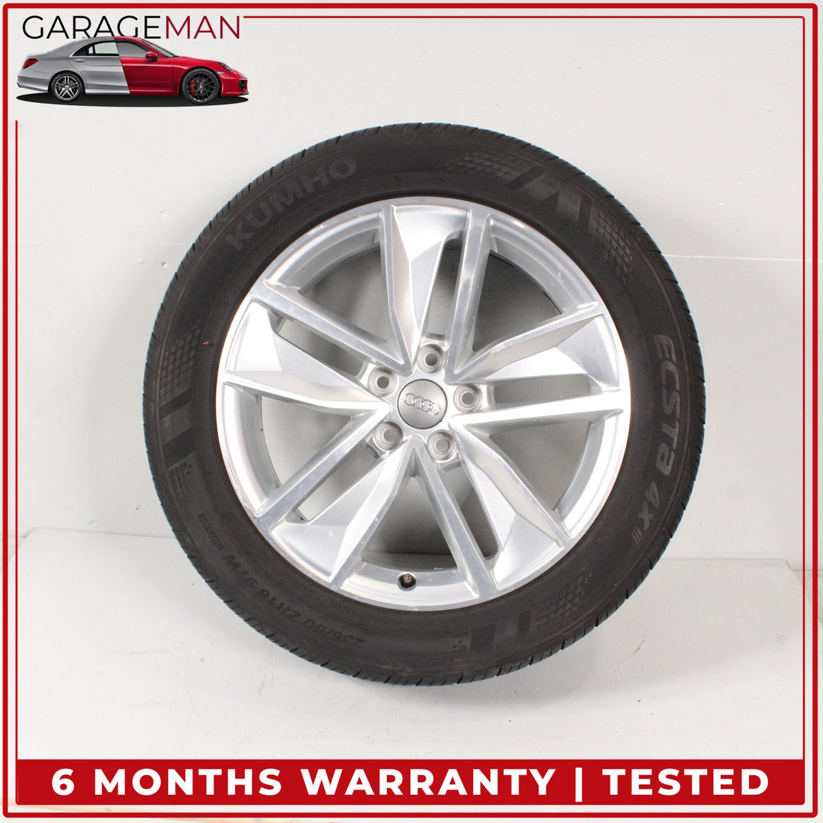 2016-2018 Audi Q3 Front or Rear Side Wheel Rim w/ Kumho Tire 7JX18H2 ET43 OEM