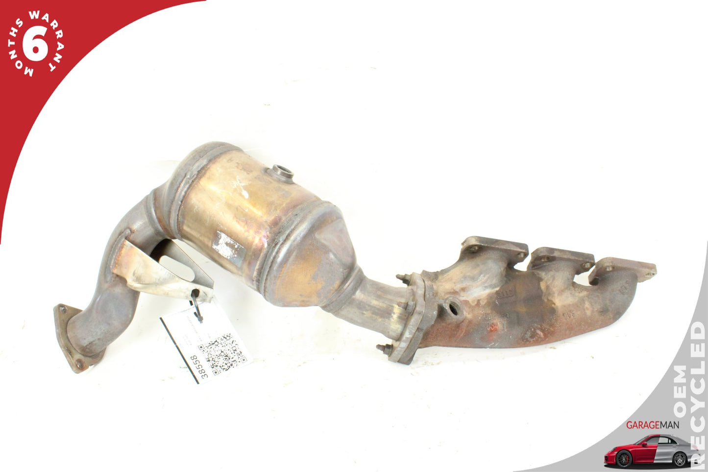 2014-2017 Audi SQ5 8R SUV Front Right Exhaust System Pipe Tube w/ Manifold 4G0131703AF