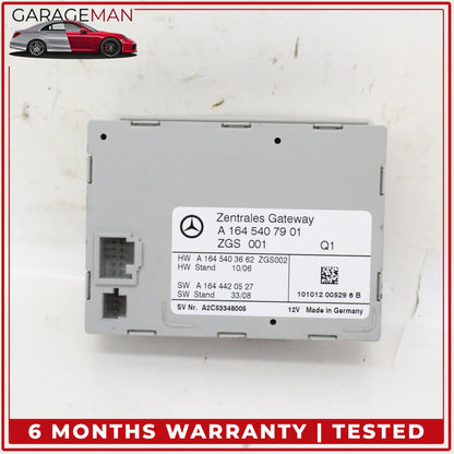 2006-2013 Mercedes W164 ML350 Central Gateway Control Module Unit 1645407901 OEM