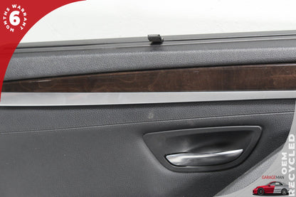2011-2016 BMW 528i 535i F10 Rear Left Driver Side Interior Door Trim Panel OEM