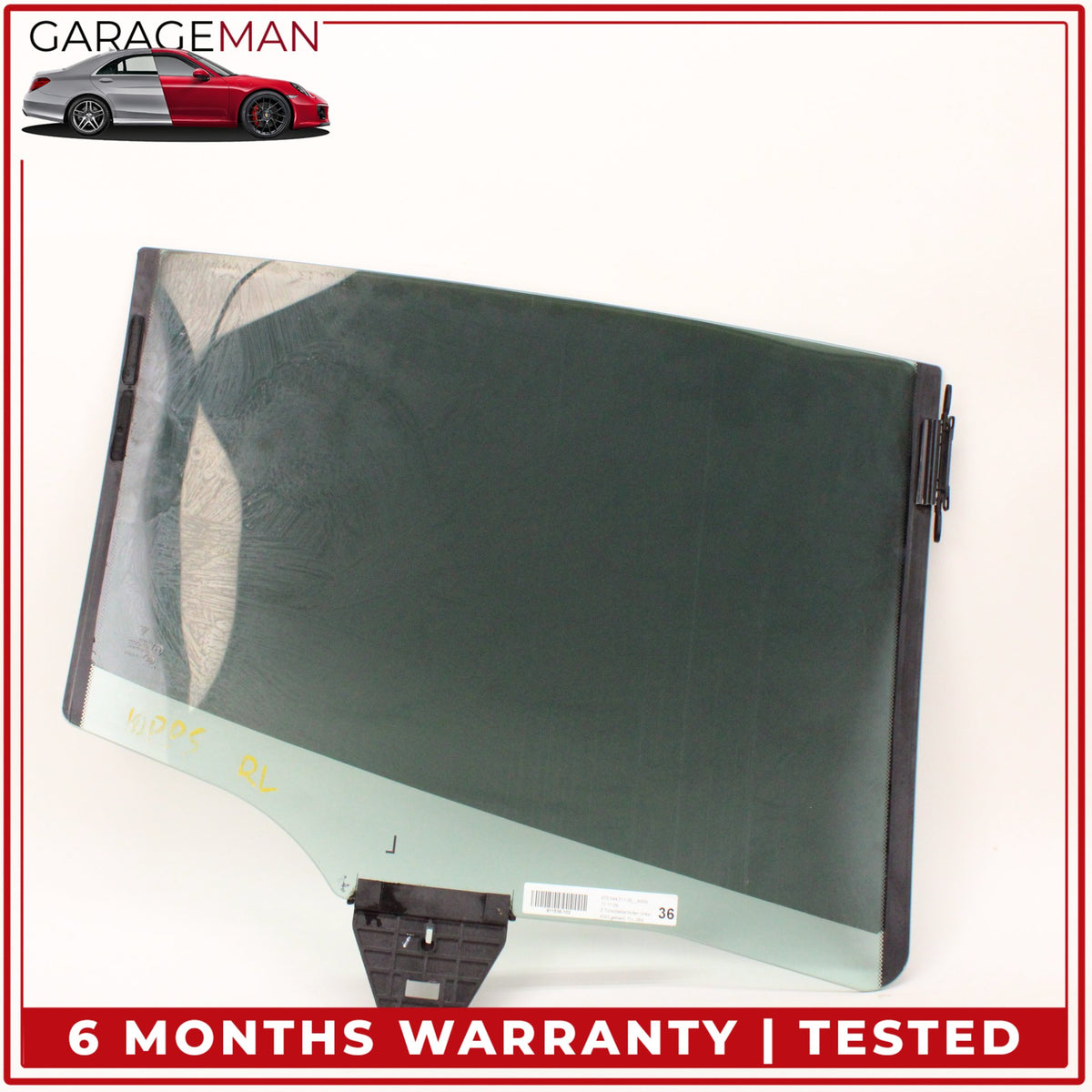 2010-2016 Porsche Panamera 970 Rear Left Side Door Window Glass 97054451100 OEM