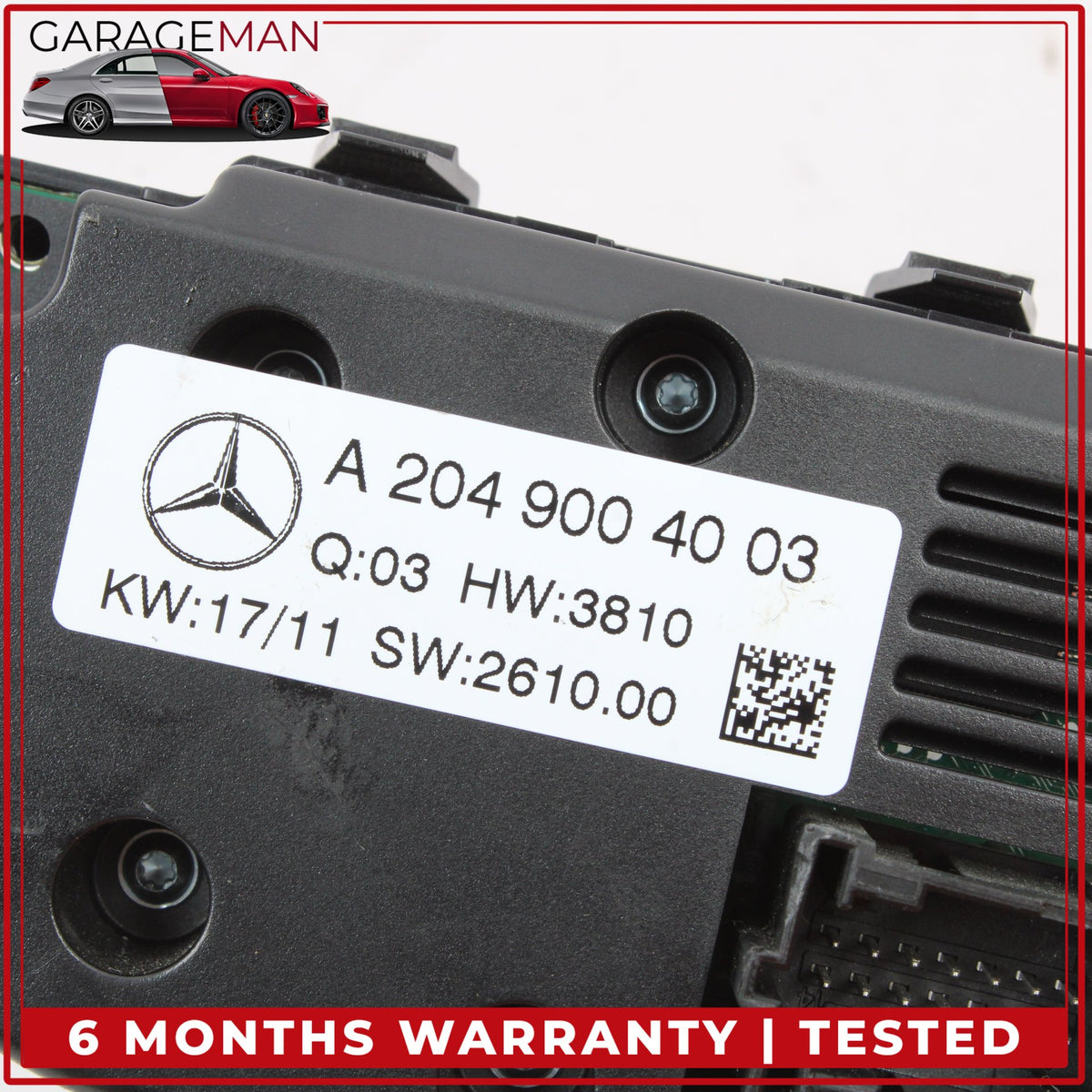 2012-2014 Mercedes W218 CLS63 AMG C300 A/C Heater Climate Control Switch OEM