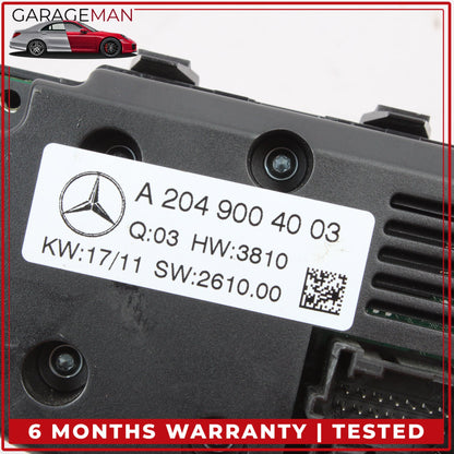 2012-2014 Mercedes W218 CLS63 AMG C300 A/C Heater Climate Control Switch OEM