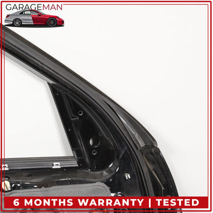 2007-2013 BMW X5 E70 Front Left Side Door Shell Black w/ Window Regulator OEM