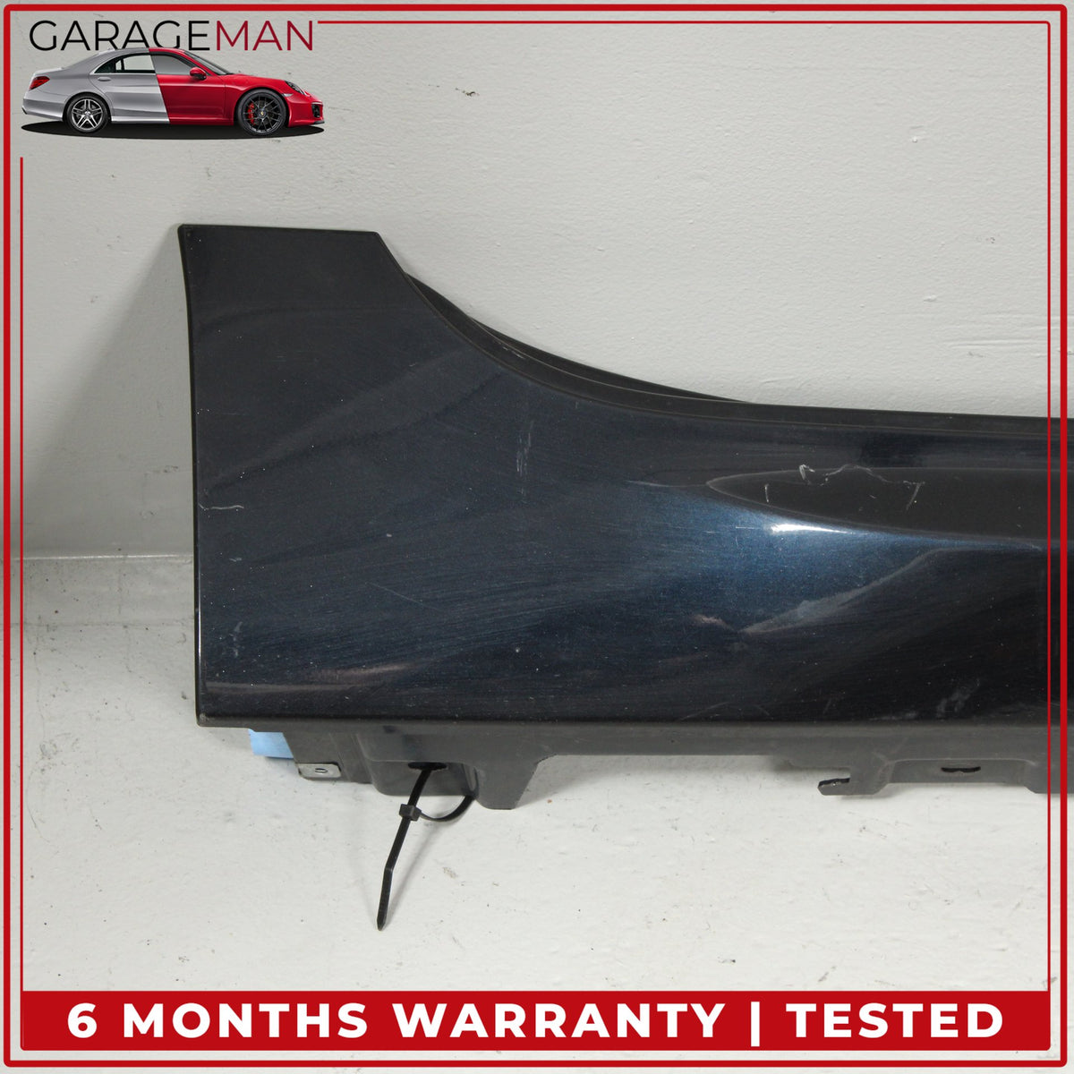 2013-2019 BMW 650i 640i F06 Right Side Skirt Rocker Panel Black 8052654 OEM