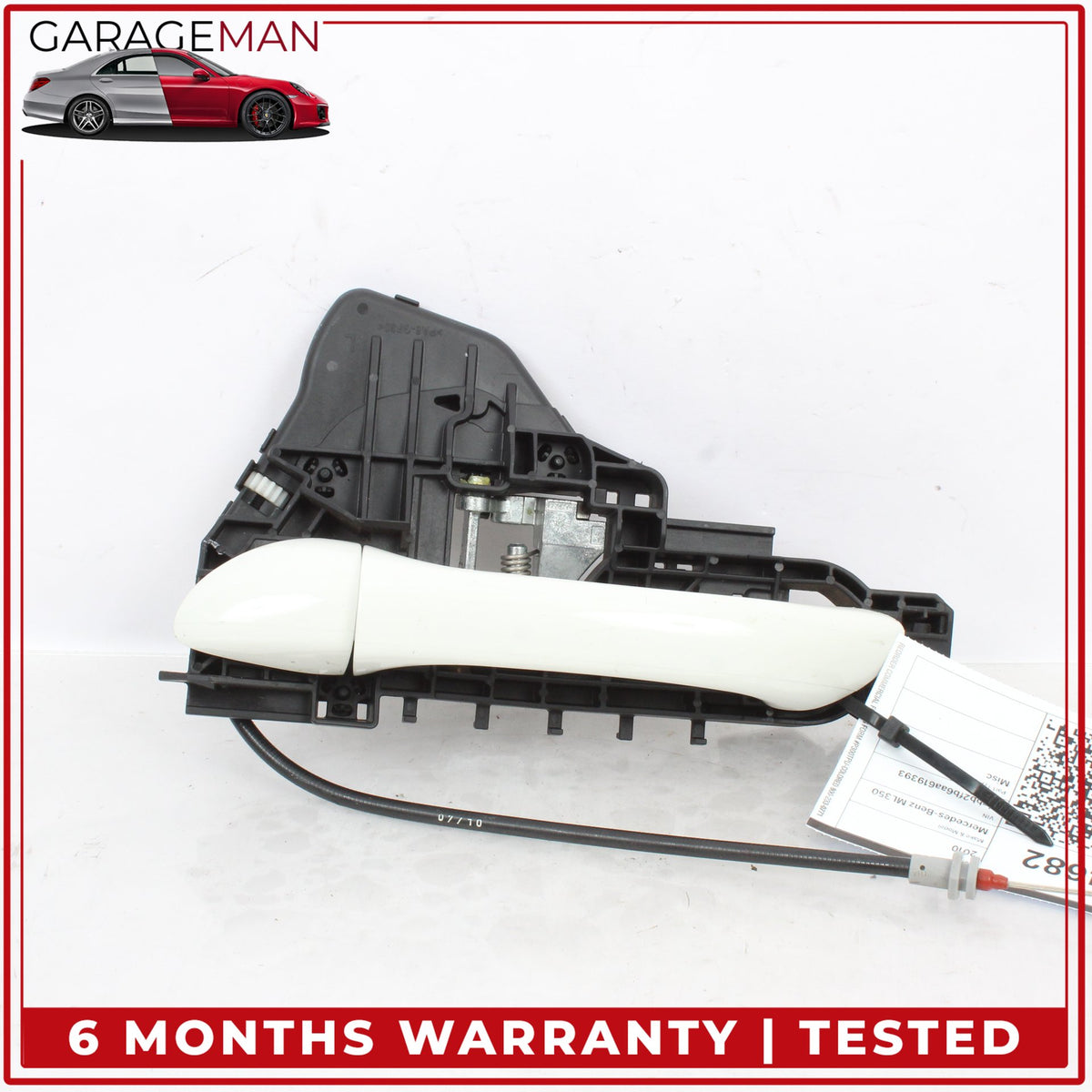 2006-2013 Mercedes W164 ML350 Front Right Exterior Door Handle Calcite White OEM