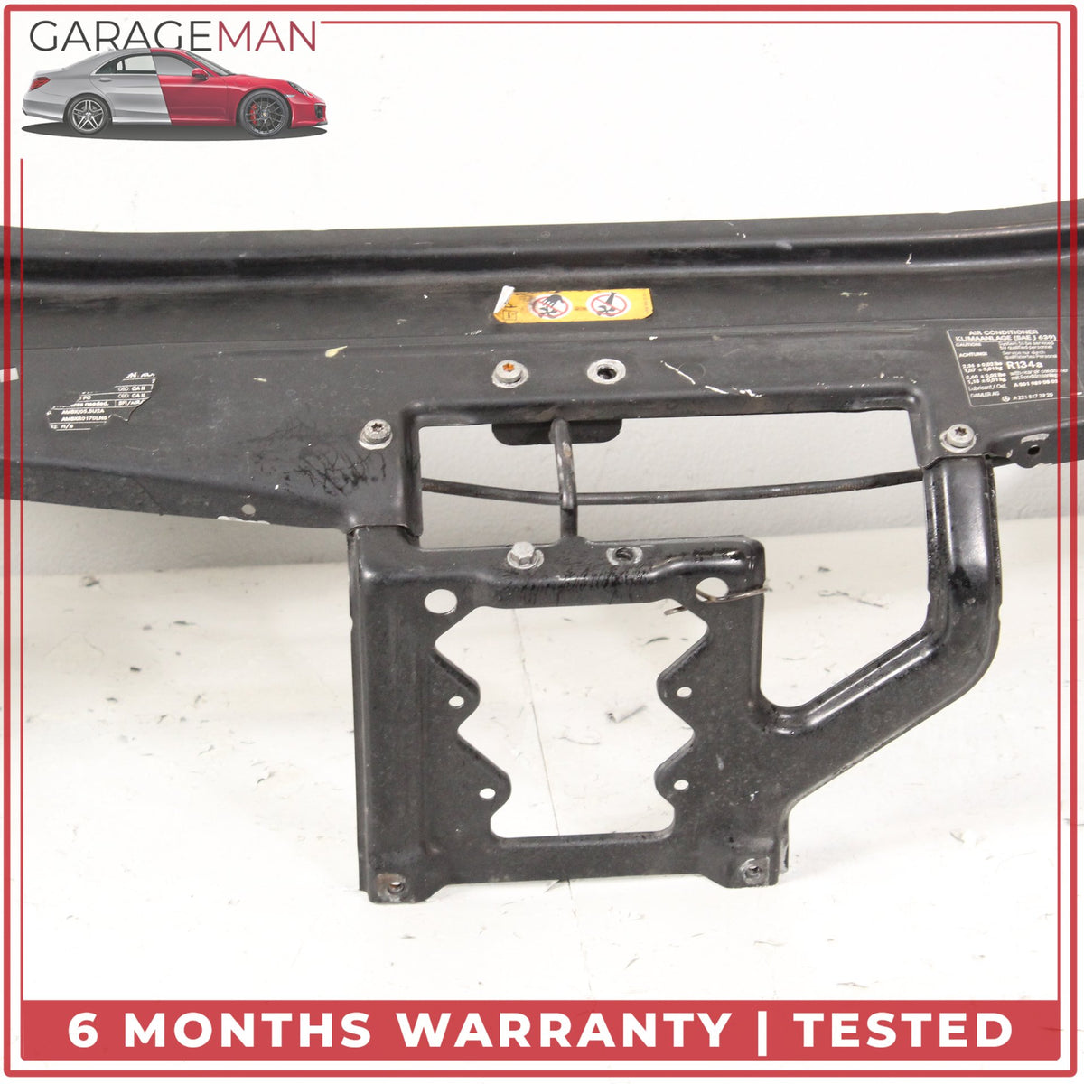2010-2013 Mercedes W221 S550 Upper Radiator Core Support Headlight Bracket OEM