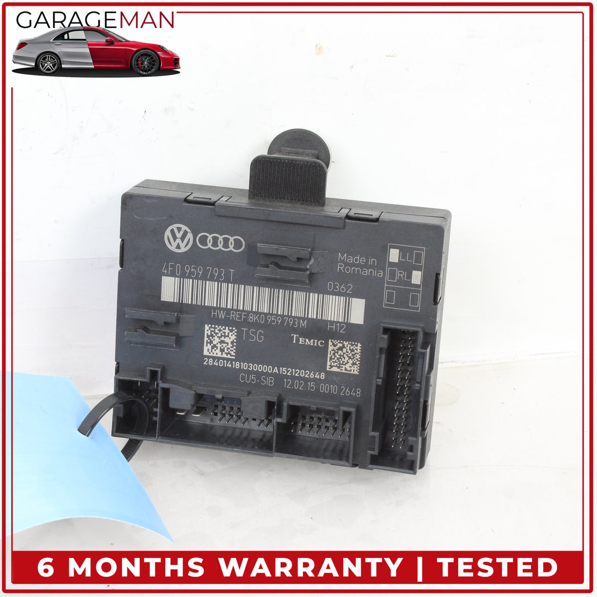 2010-2015 Audi Q7 Front Left Driver Side Door Control Module Unit 4F0959793T OEM