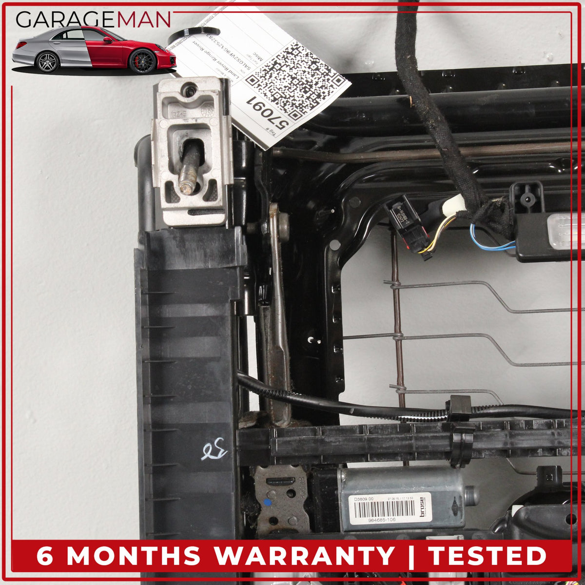 2013-2017 Land Rover Range Rover L405 Front Left Seat Track Rail Frame Assy OEM