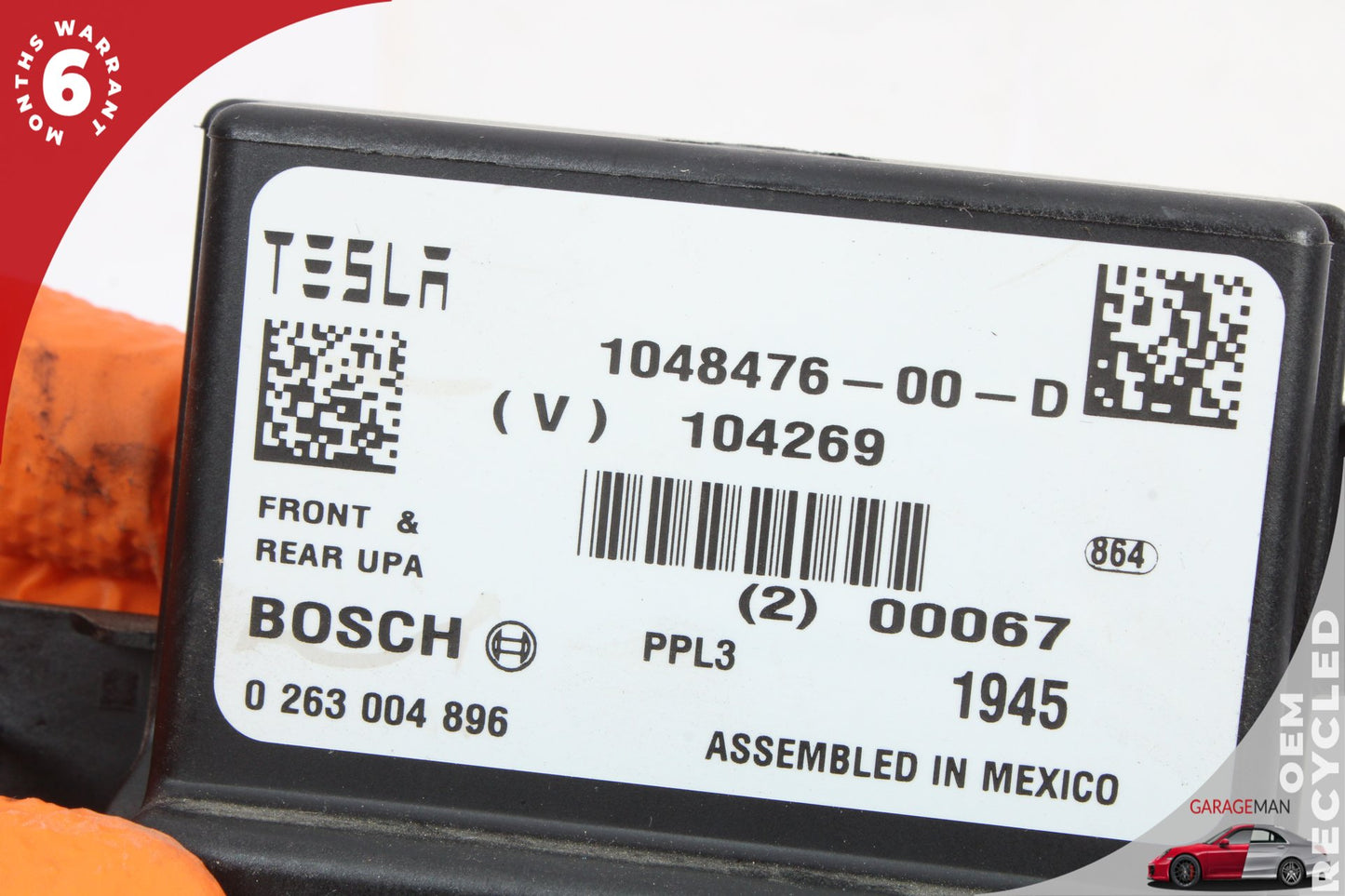 2012-2020 Tesla Model S Park Assist Parking Aid Control Module 104847600D OEM