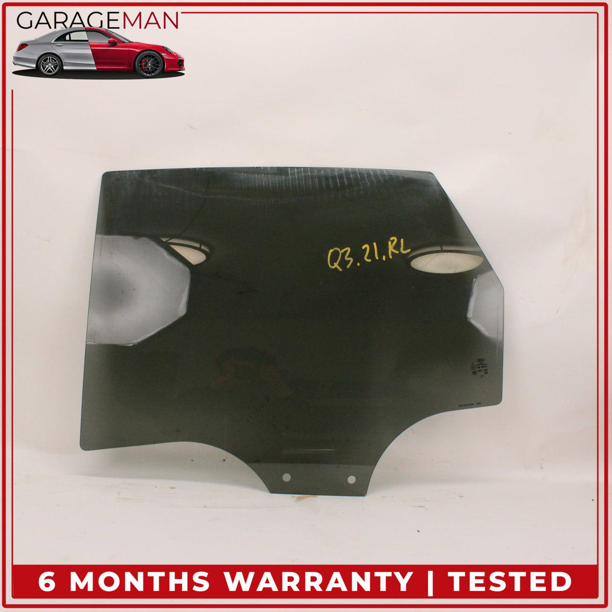2019-2023 Audi Q3 Rear Left Driver Side Door Window Glass 83A845205A OEM